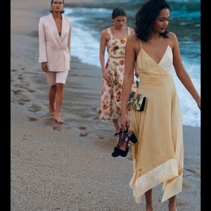 Two toned handkerchief dress